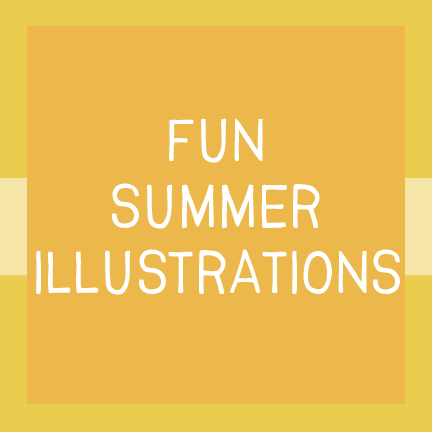 Fun Summer Illustrations