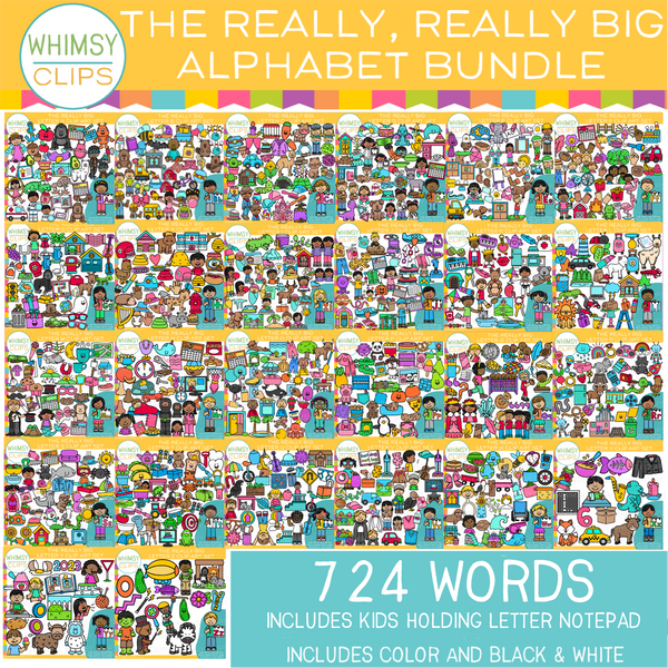 The Really Big Alphabet Clip Art Bundle