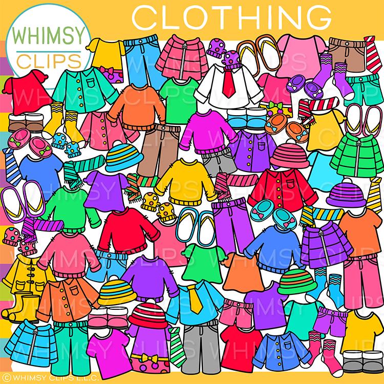 Clothing Clip Art, Images & Illustrations | Whimsy Clips Clothing Clip Art, Images & Illustrations | Whimsy Clips