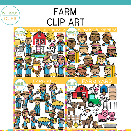 Farm Clip Art Bundle