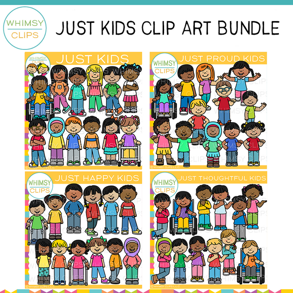 Just Kids Clip Art Bundle