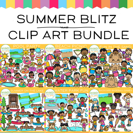 Summer Blitz Clip Art Bundle