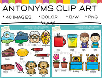 Antonyms Clip Art