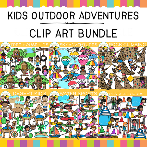Kid Adventures Clip Art