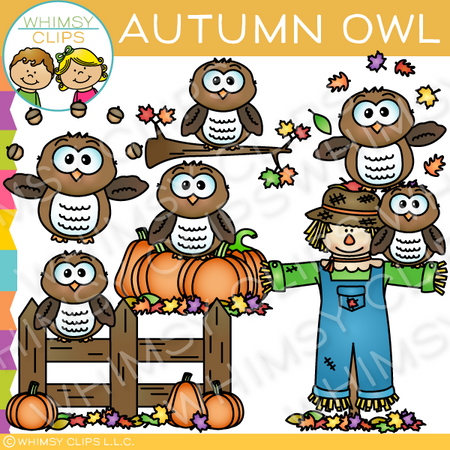 Autumn Owl Clip Art