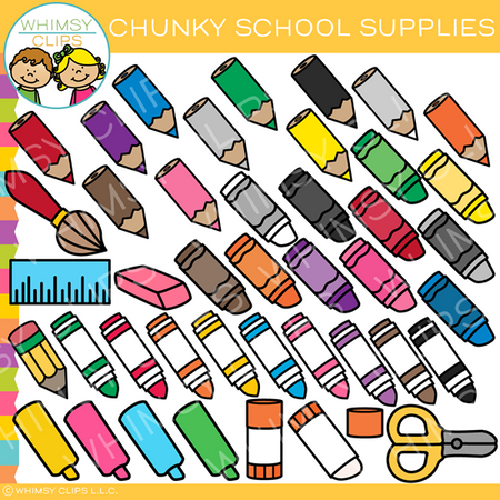 School Supplies Clip Art