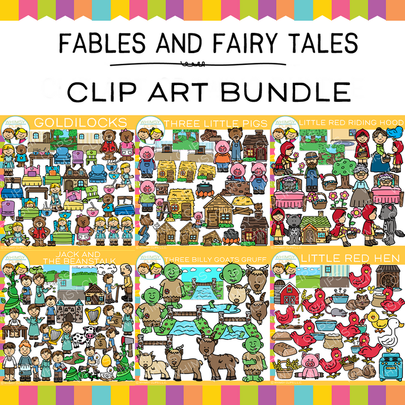 Fables and Fairy Tales Clip Art Bundle