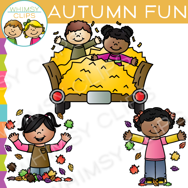 Autumn Kids Clip Art