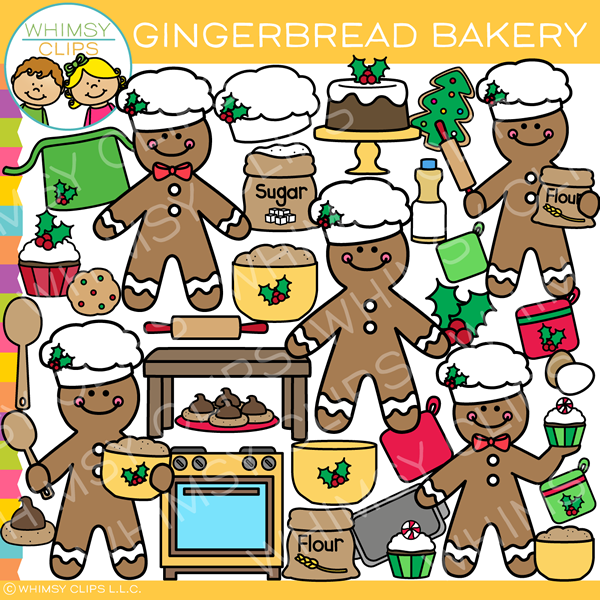 Gingerbread Bakery Clip Art