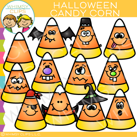 Halloween Candy Corn Clip Art