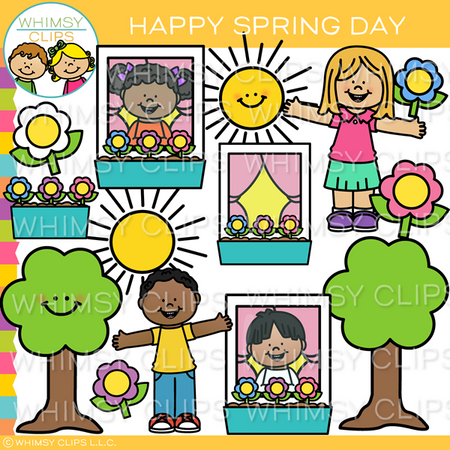 Happy Spring Day Clip Art