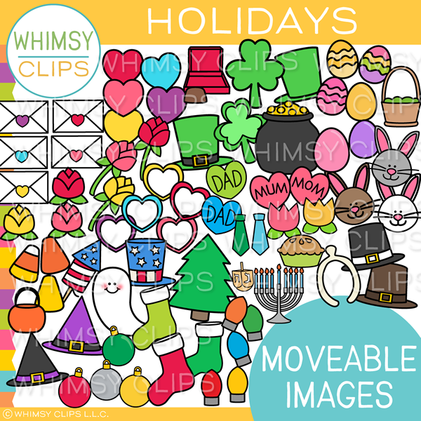 Moveable Holiday Clip Art