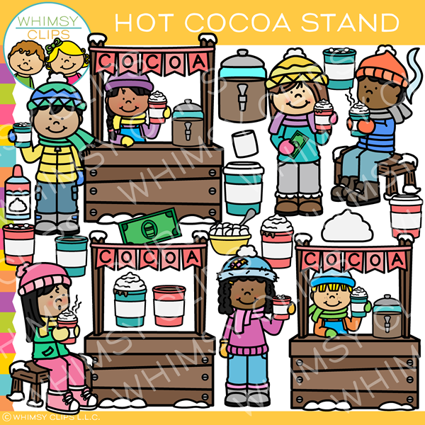 Hot Chocolate Stand Clip Art