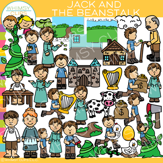 Jack and The Beanstalk Clip Art – Whimsy Clips