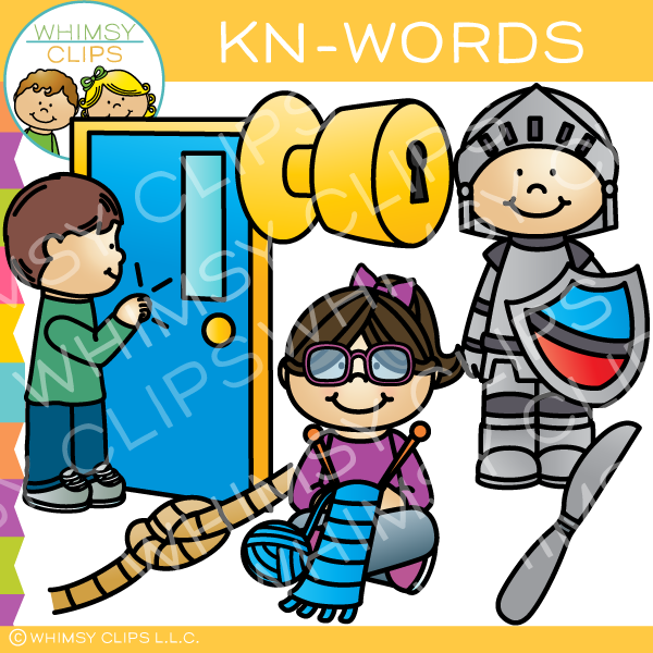 Kn- Words Clip Art - Volume One – Whimsy Clips