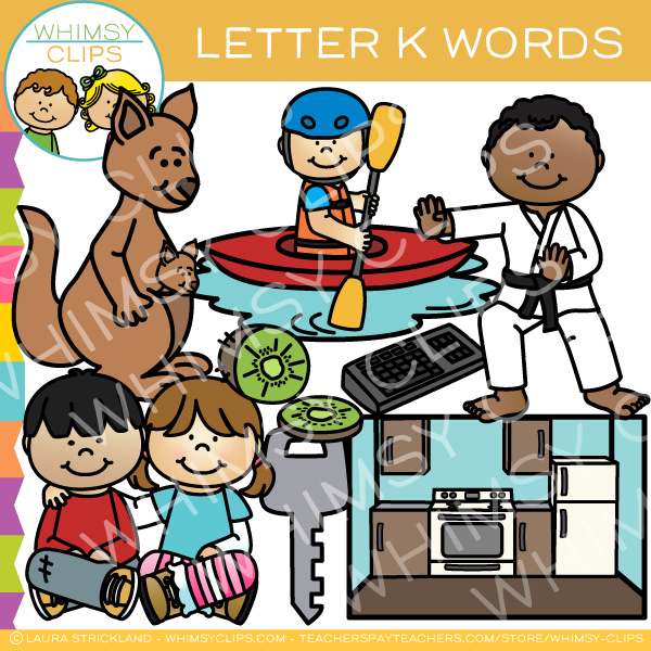 Letter K Alphabet Clip Art