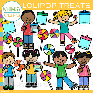 Lollipop Treats Clip Art