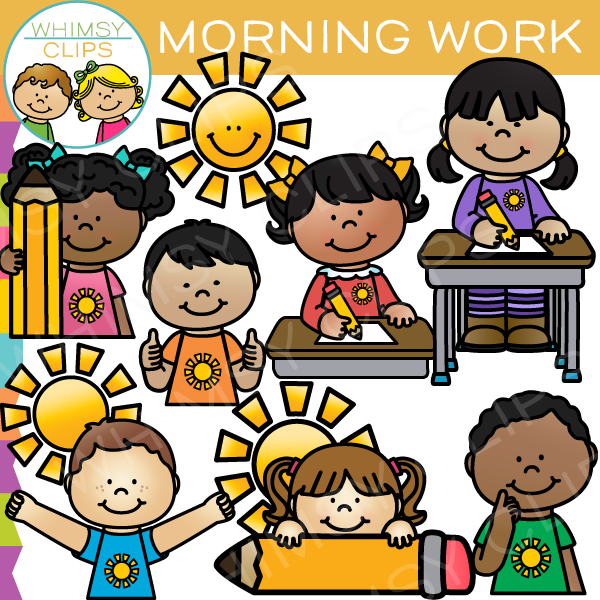Morning Work Clip Art Whimsy Clips