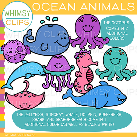 Ocean Animals Clipart