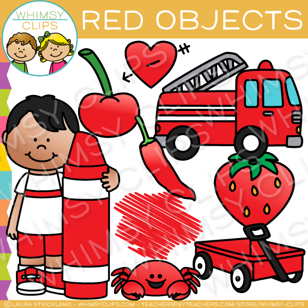 Red Color Objects Clip Art Whimsy Clips
