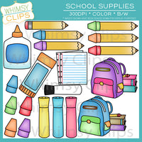 School Supplies Clip Art