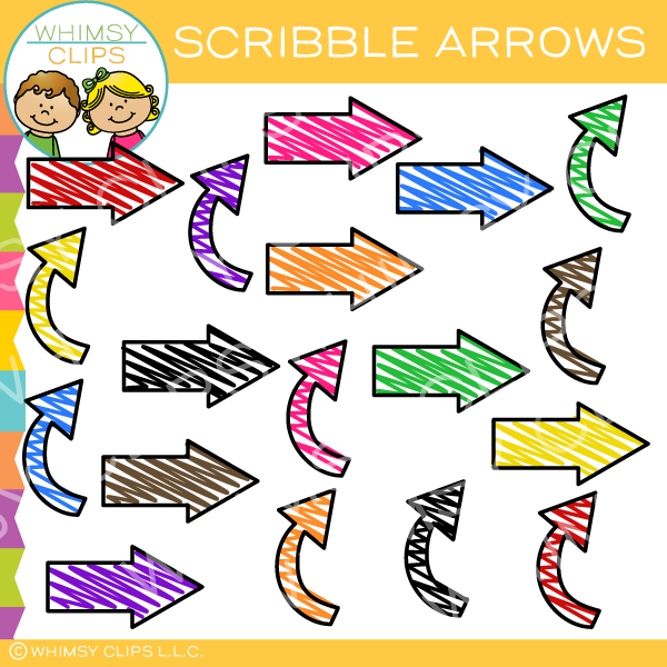 Free Scribble Arrows Clip Art