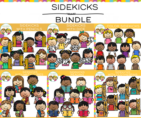 Kid Sidekicks Clip Art Bundle