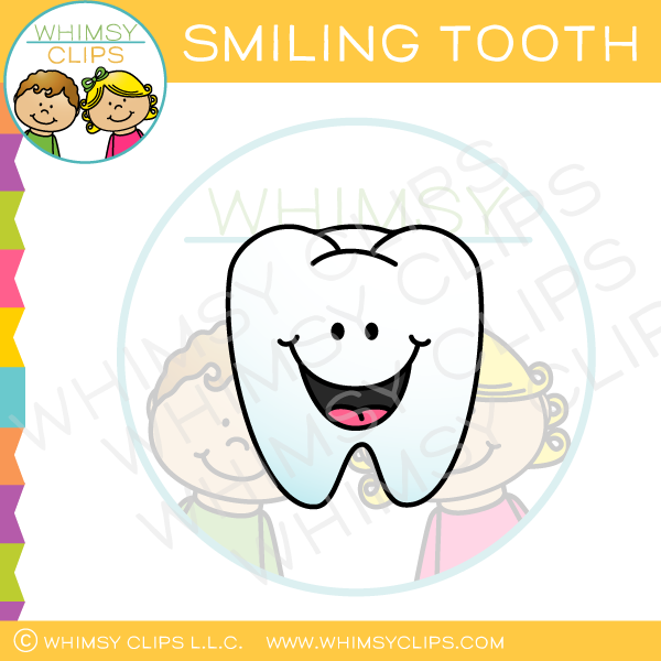 Smiling Tooth Clip Art