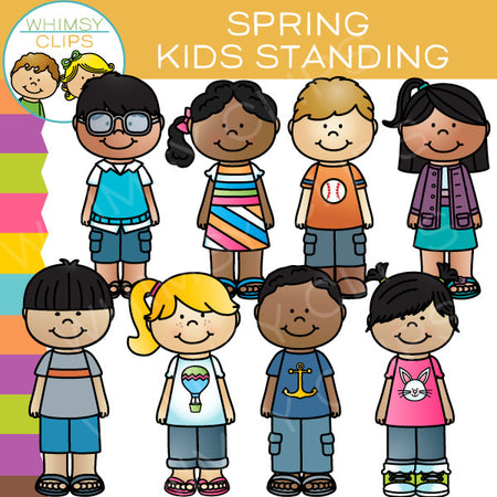 Spring Kids Clip Art