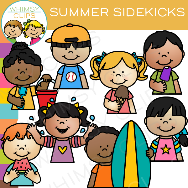 Summer Sidekicks Clip Art