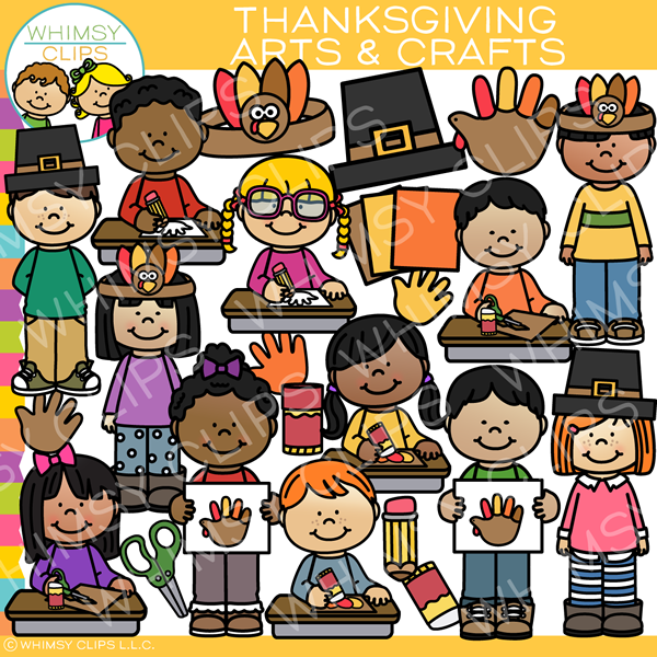 Thanksgiving Crafts Clip Art – Whimsy Clips