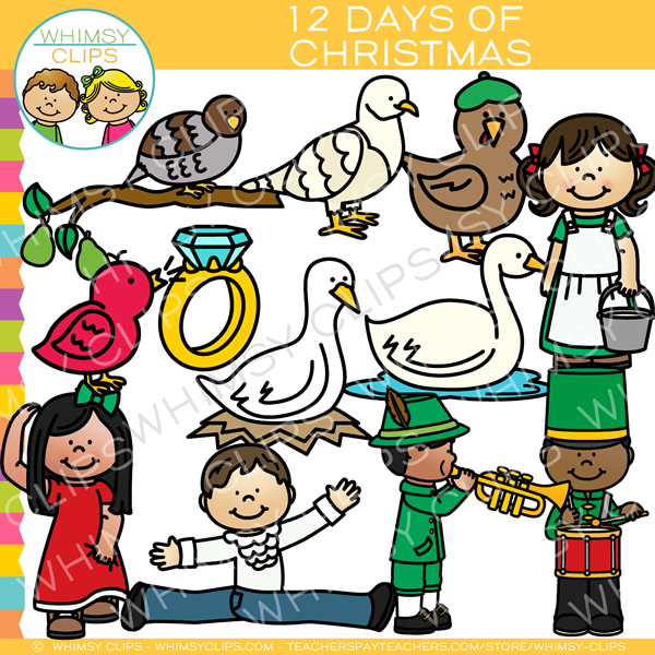 Twelve Days of Christmas Clip Art – Whimsy Clips
