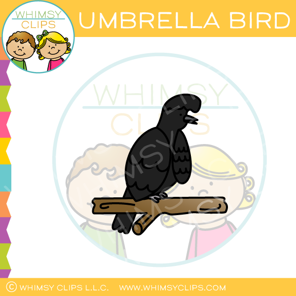 Umbrella Bird Clip Art
