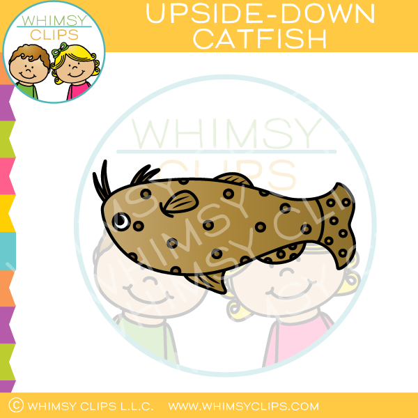 Upside Down Catfish Clip Art