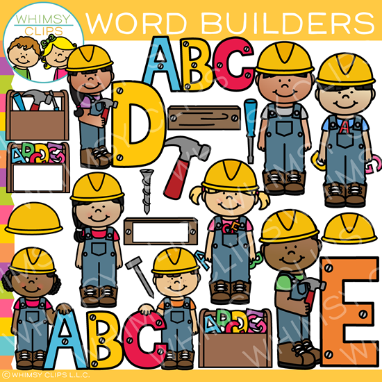 Word Builders Clip Art Whimsy Clips