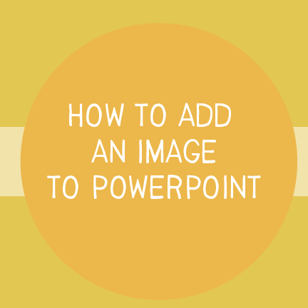 Insert an Image in PowerPoint