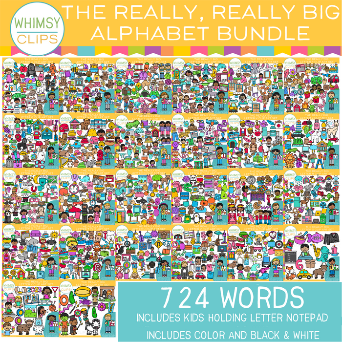 The Really Big Alphabet Clip Art Bundle