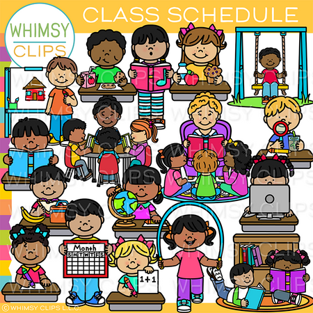 Class Schedule Clip Art 