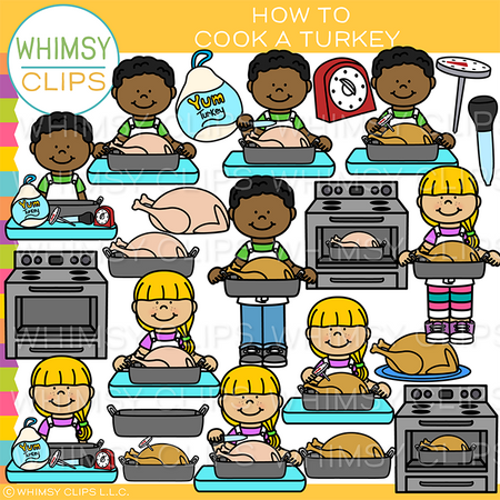 How To Cook A Turkey Clip Art