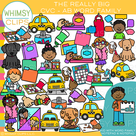 AB Short A CVC Clip Art