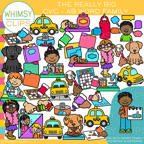 AB Short A CVC Clip Art