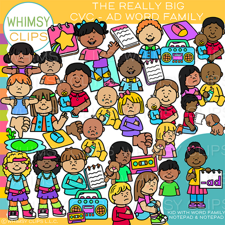 AD Short A CVC Clip Art