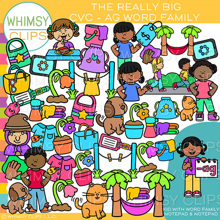 AG Short A CVC Clip Art