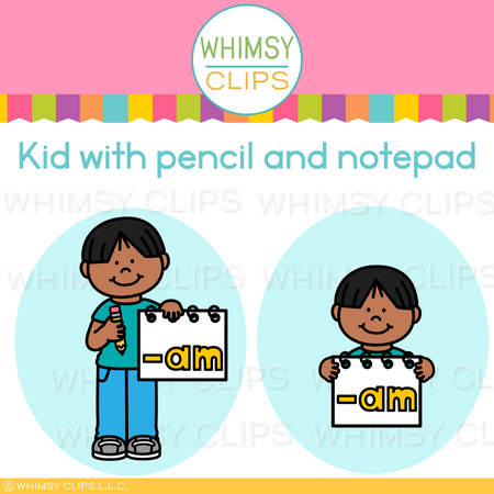 The Really Big CVC AM Word Family Clip Art