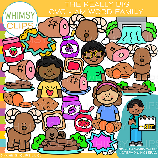 AM Short A CVC Clip Art
