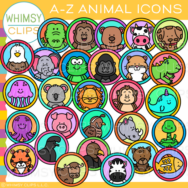 Animal Icons A-Z