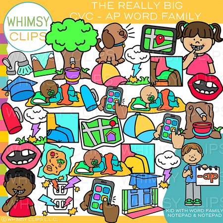 AP Short A CVC Clip Art