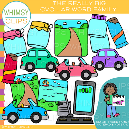 AR Short A CVC Clip Art