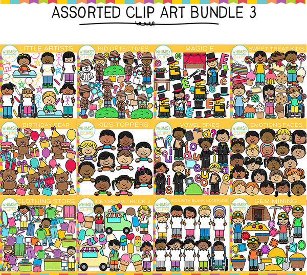 Assorted Clip Art Bundle Three