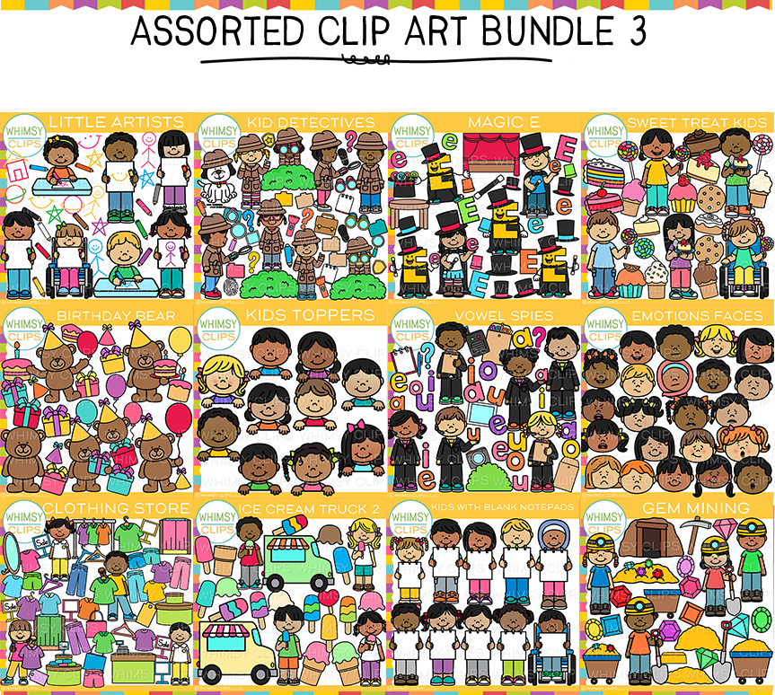 Assorted Clip Art Bundle Three – Whimsy Clips